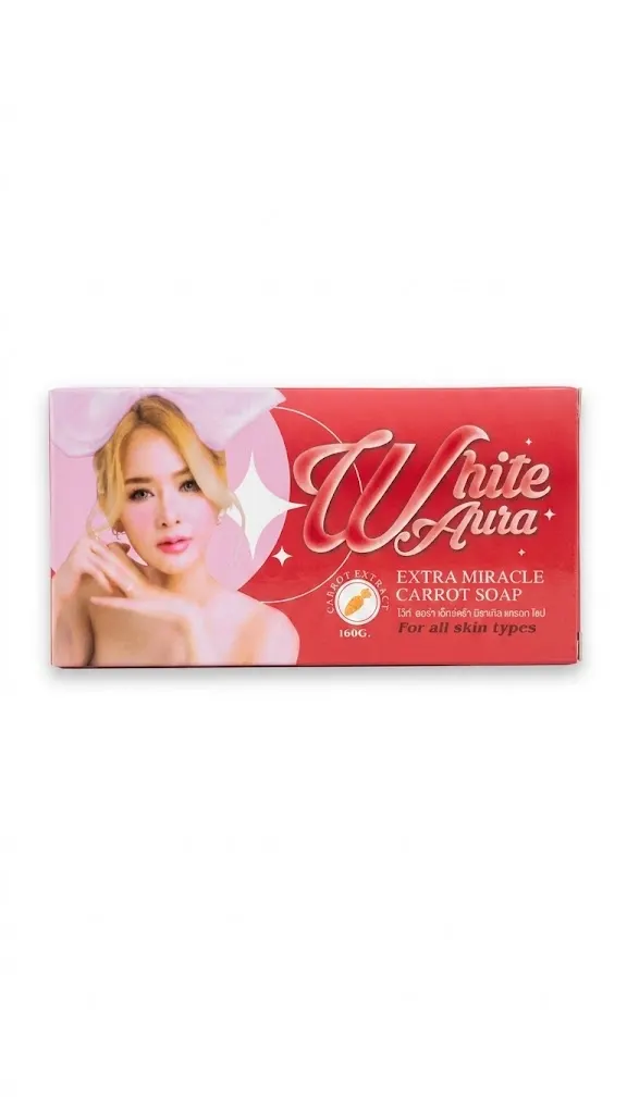 White Aura Miracle Carrot Soap (160g)
